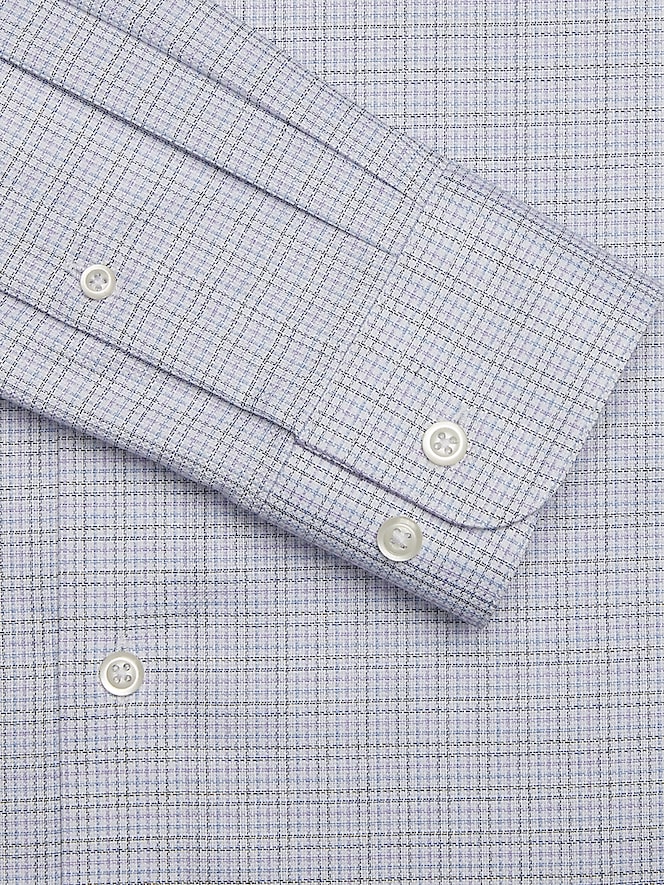 Pronto Uomo Modern Fit Multi Plaid Spread Collar Dress Shirt