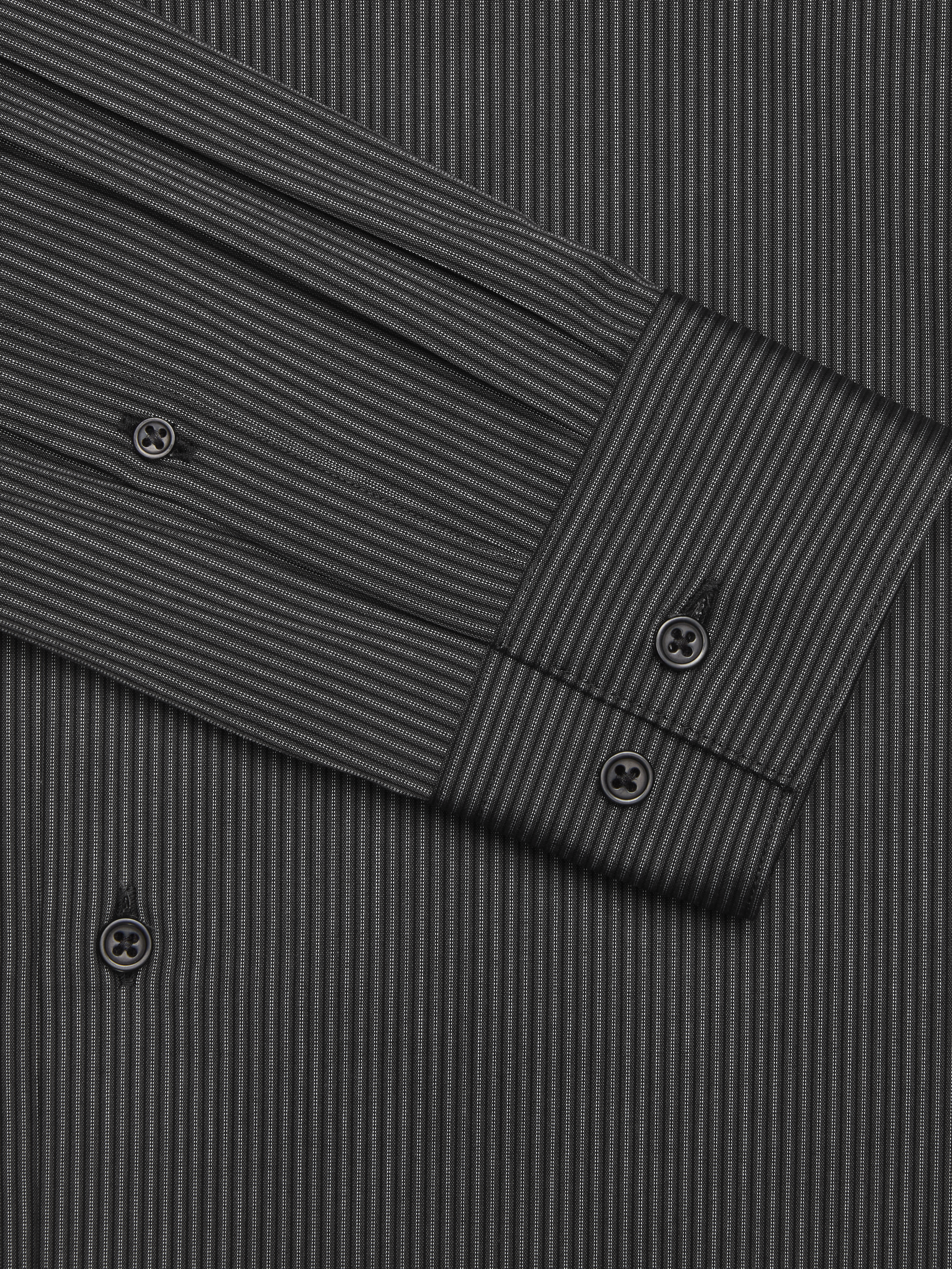 Slim Fit Performance Stretch Stripe Dress Shirt
