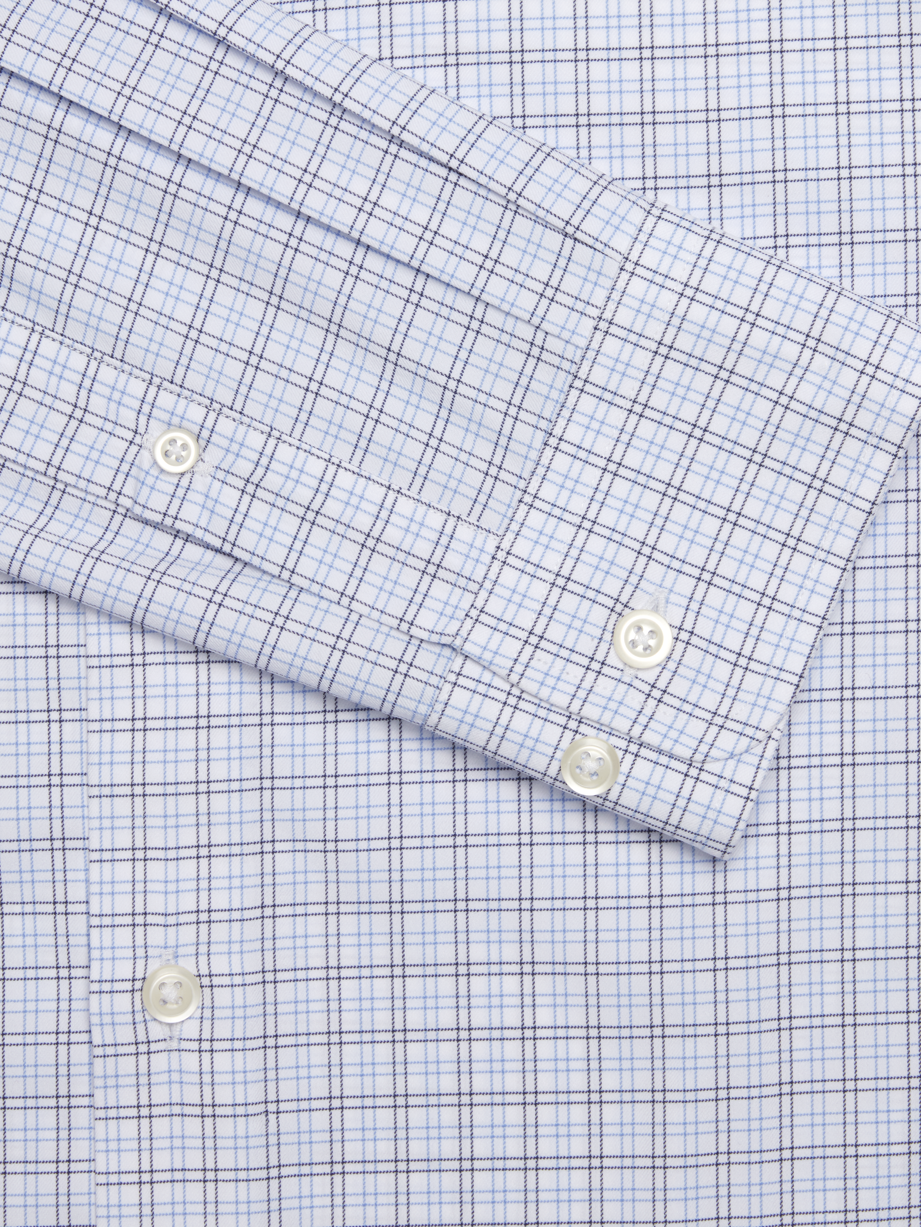 Modern Fit Performance Plaid Dress Shirt