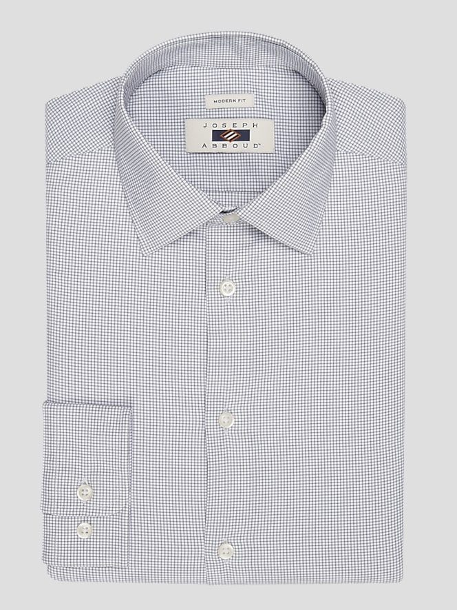 Joseph Abboud Modern Fit Performance Micro Grid Dress Shirt