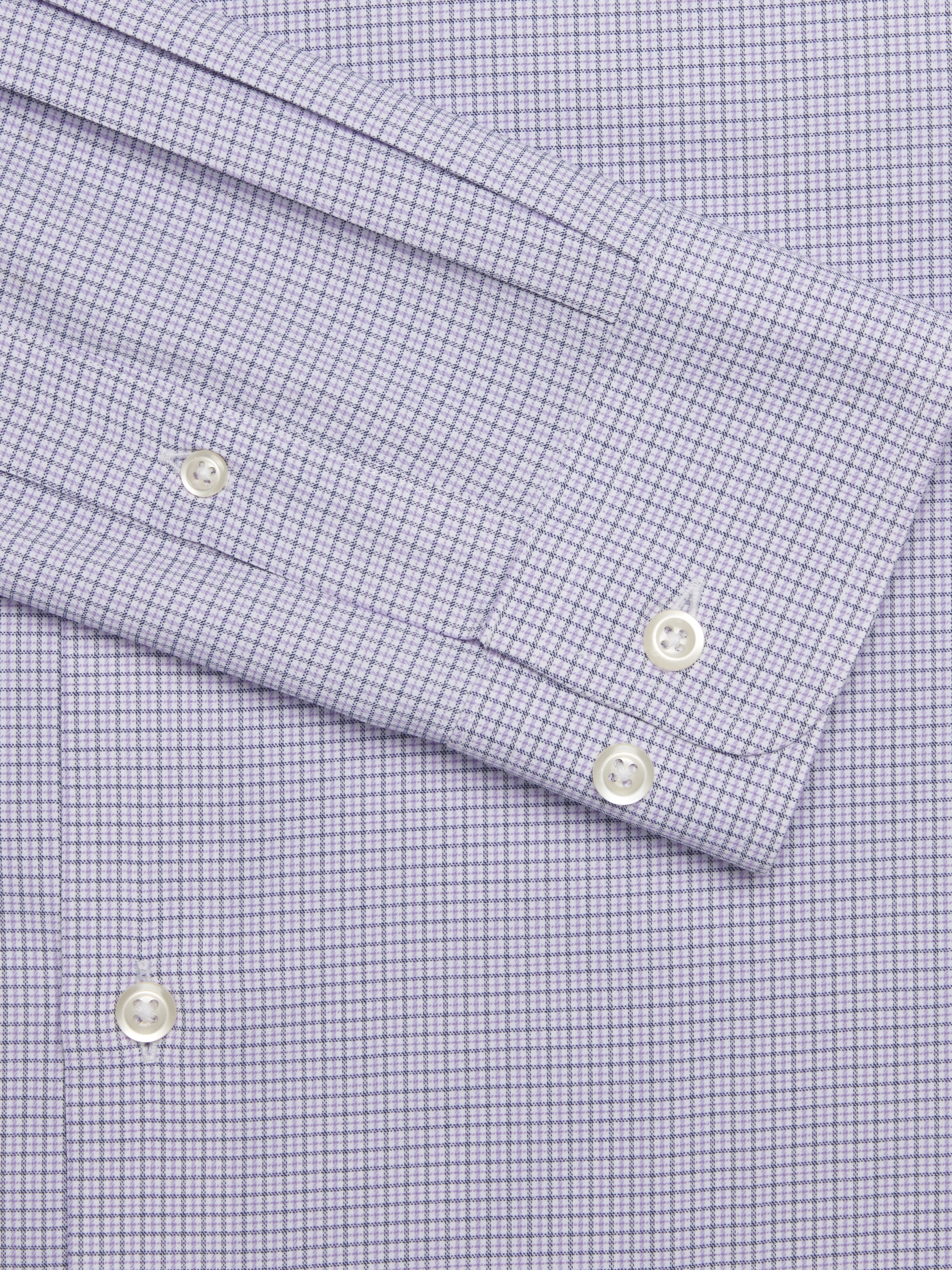 Modern Fit Mini Check Performance Dress Shirt