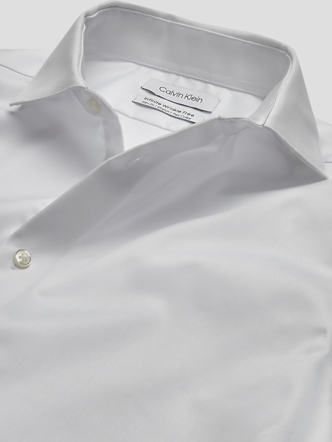 Calvin Klein Slim Fit Non-Iron French Cuff Dress Shirt