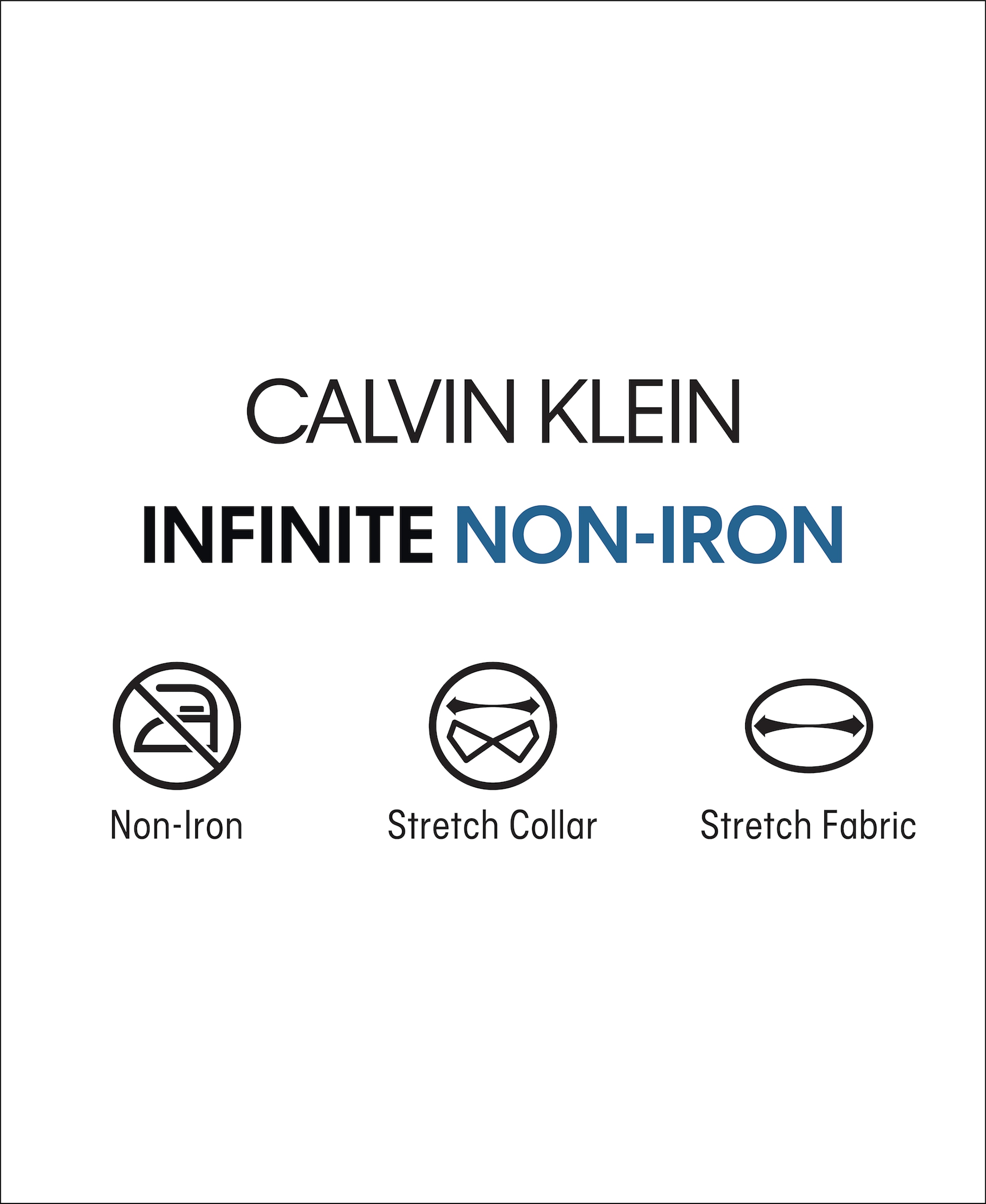 Infinite Non-Iron Slim Fit Stretch Collar French Cuff Dress Shirt