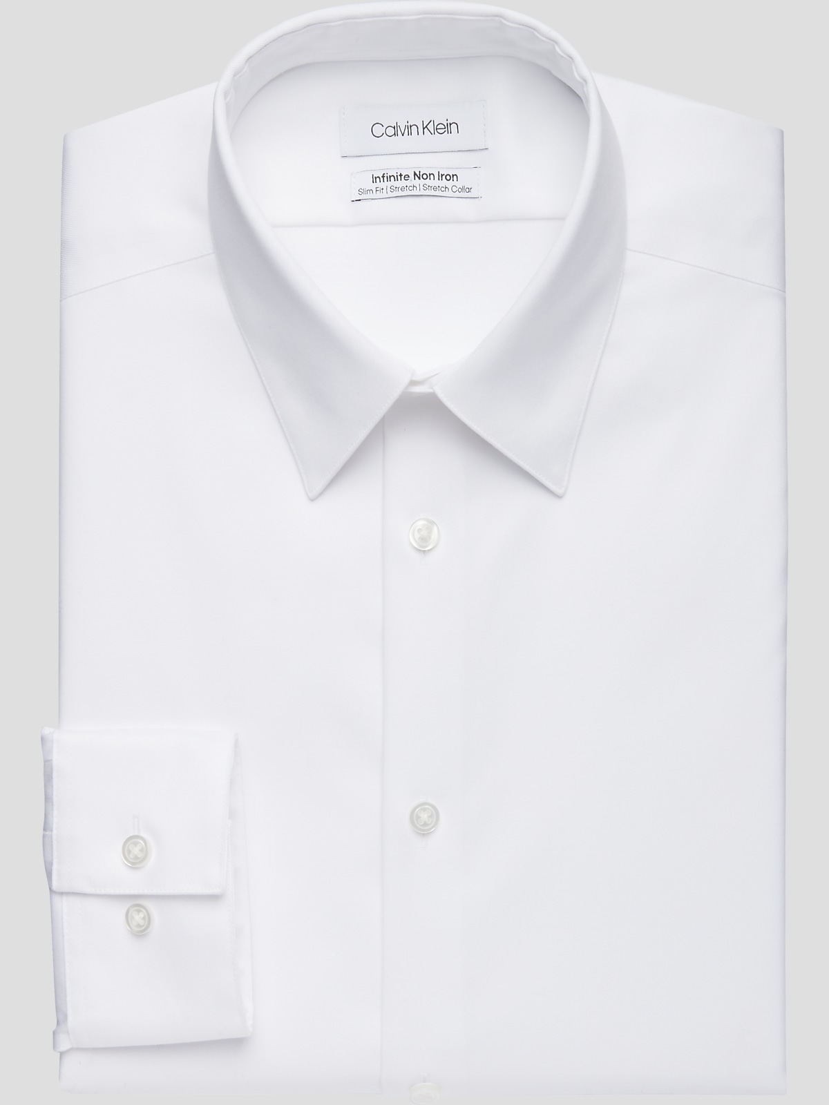 Calvin Klein Infinite Non-Iron Slim Fit Stretch Collar Dress Shirt ...