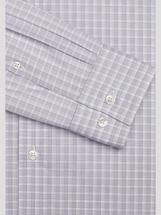 Awearness Kenneth Cole Slim Fit Ultra Performance Stretch Tonal Check Dress Shirt