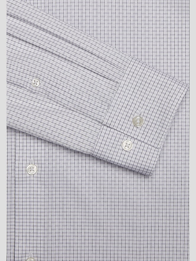 Awearness Kenneth Cole Slim Fit Ultra Performance Stretch Mini Dobby Check Dress Shirt