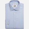 Joseph Abboud Classic Fit Grid Spread Collar Dress Shirt