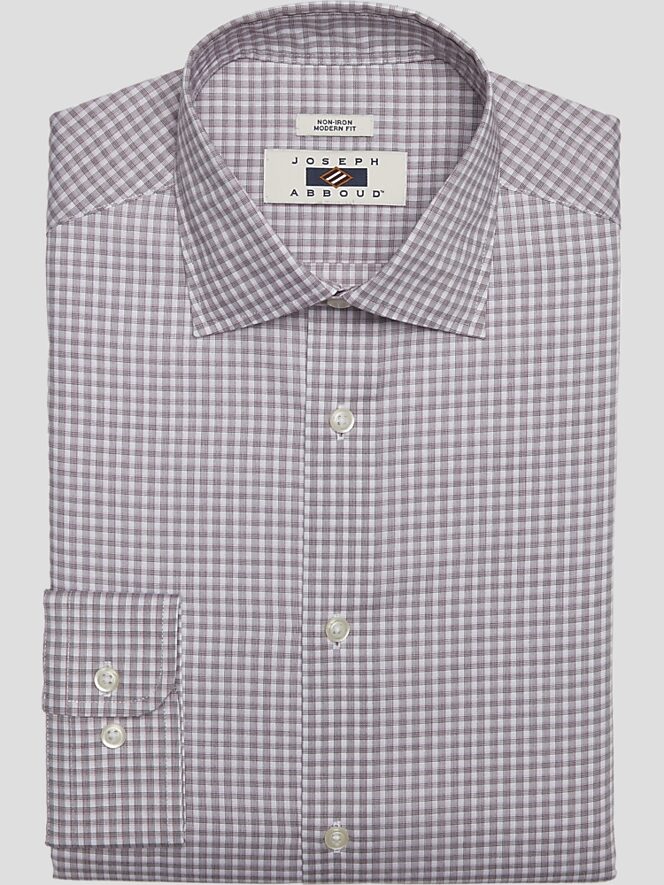 Joseph Abboud Modern Fit Cotton Spread Collar Dress Shirt