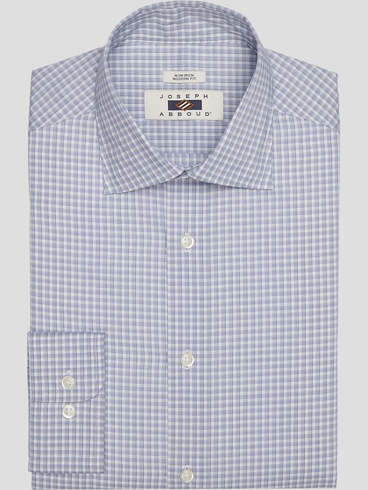 slim fit dress slacks Bespoke Collection Fancy Print Shirt S/S-White main image 1