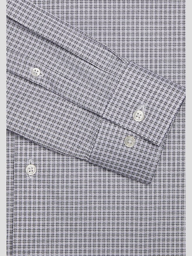 Awearness Kenneth Cole Slim Fit Ultra Performance Stretch Dobby Check Dress Shirt