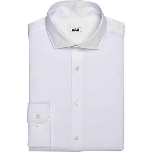 Joseph Abboud Men's Modern Fit Performance Knit Twill Dress Shirt White - Size: 16 1/2 36/37 TMW54BV65701