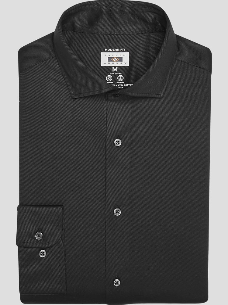 新品　BRIEFING MENS DRESS BD SHIRT グレー　M Joseph Abboud Modern Fit Performance Knit Twill Dress Shirt