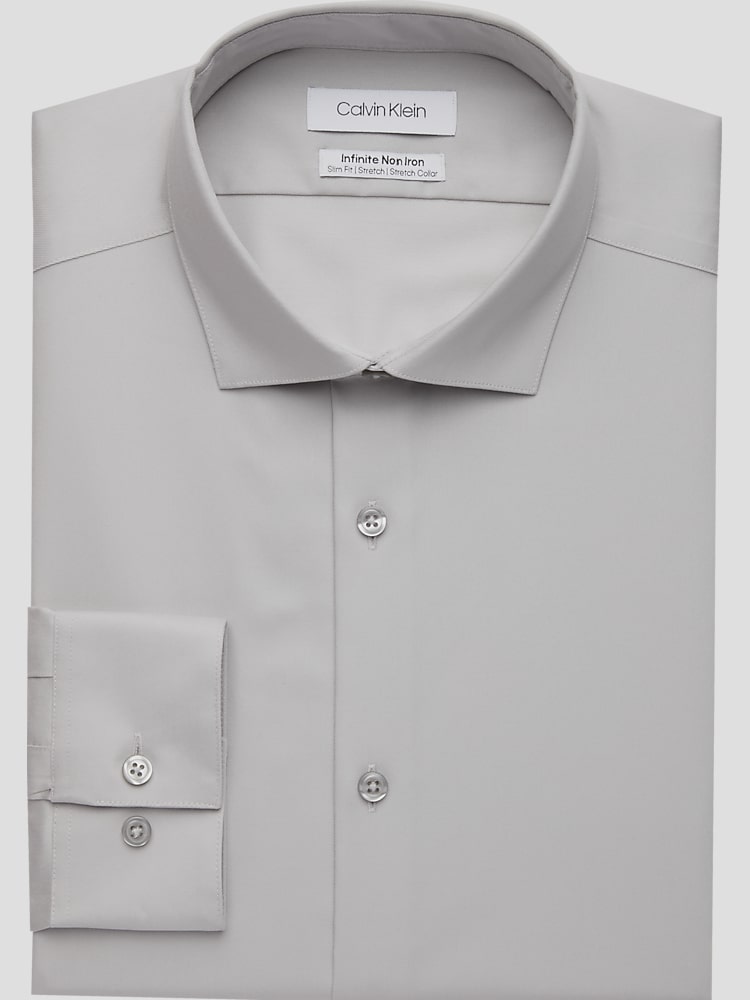 Calvin Klein Slim Fit Stretch Non-Iron Dress Shirt Dress Shirts