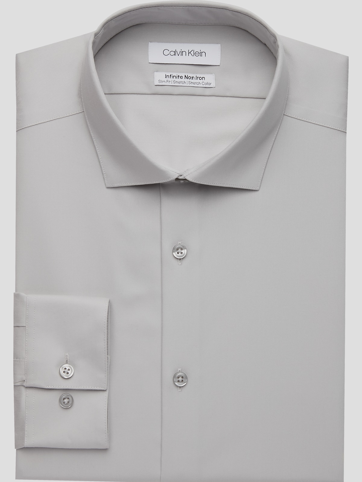 Calvin klein infinite non iron slim fit stretch collar sales
