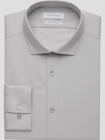 Calvin Klein Infinite Non Iron Slim Fit Stretch Collar Dress Shirt Dress Shirts Men s Wearhouse