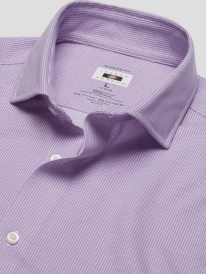 Joseph Abboud Modern Fit Knit Dress Shirt