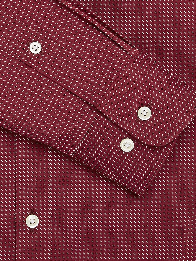 Egara Skinny Fit Dot Dress Shirt