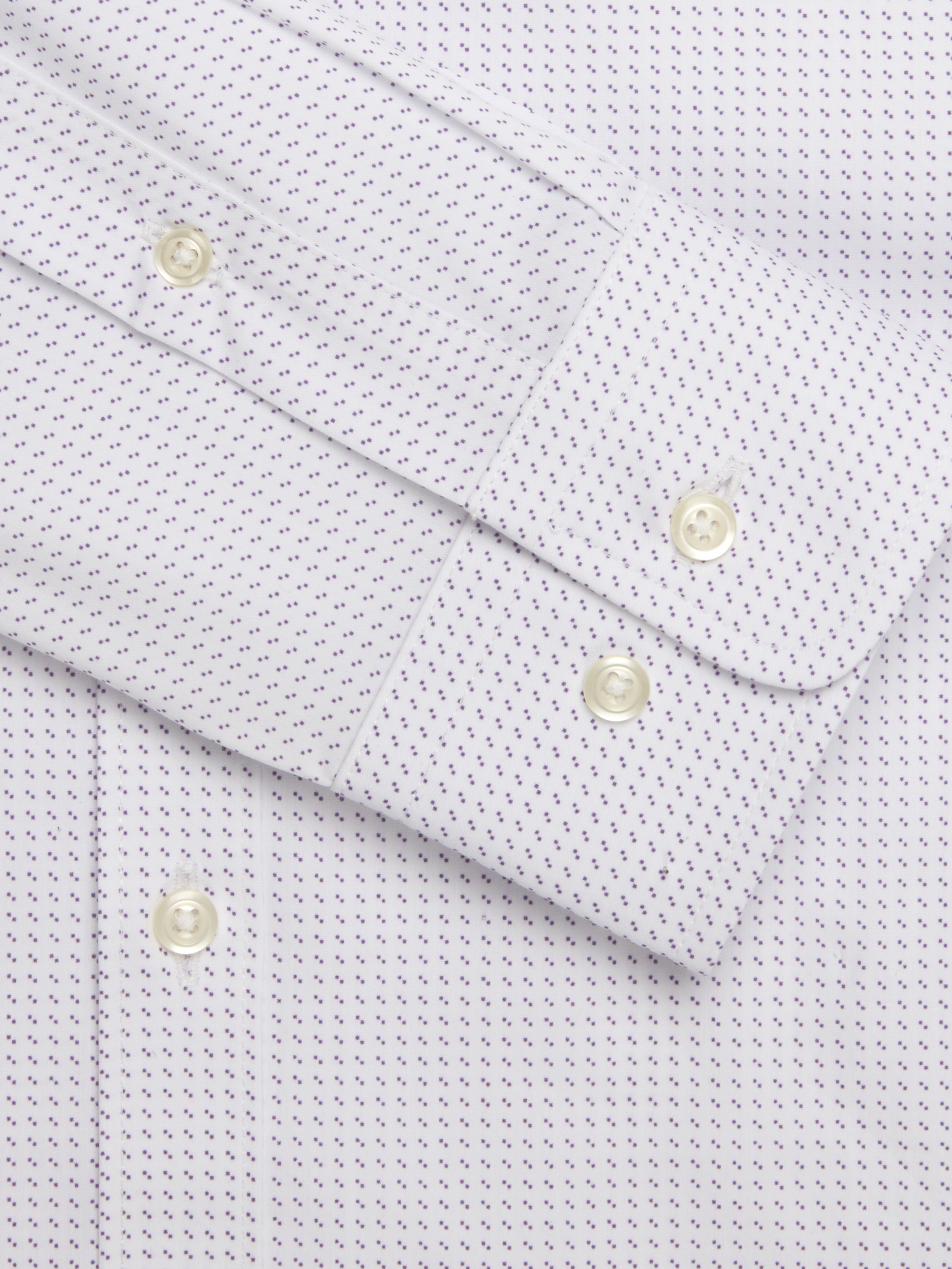 Skinny Fit Double Dot Dress Shirt