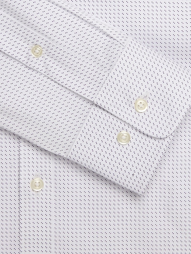 Egara Skinny Fit Double Dot Dress Shirt