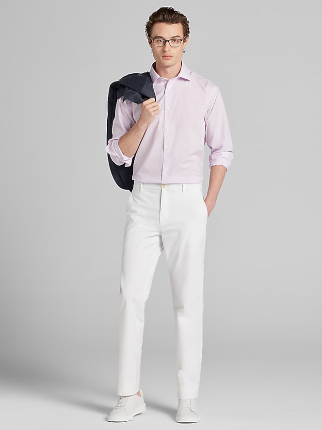 Wilke-Rodriguez Slim Fit Check Dress Shirt