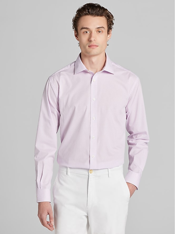 Wilke-Rodriguez Slim Fit Check Dress Shirt