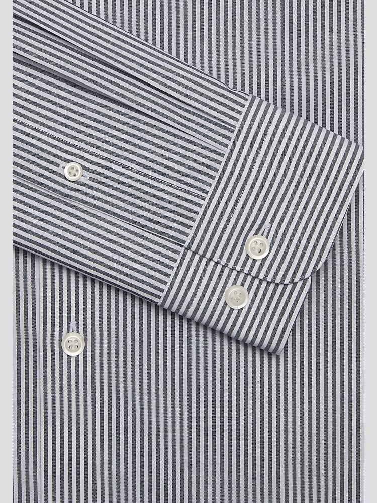 Wilke-Rodriguez Slim Fit Classic Bengal Stripe Dress Shirt