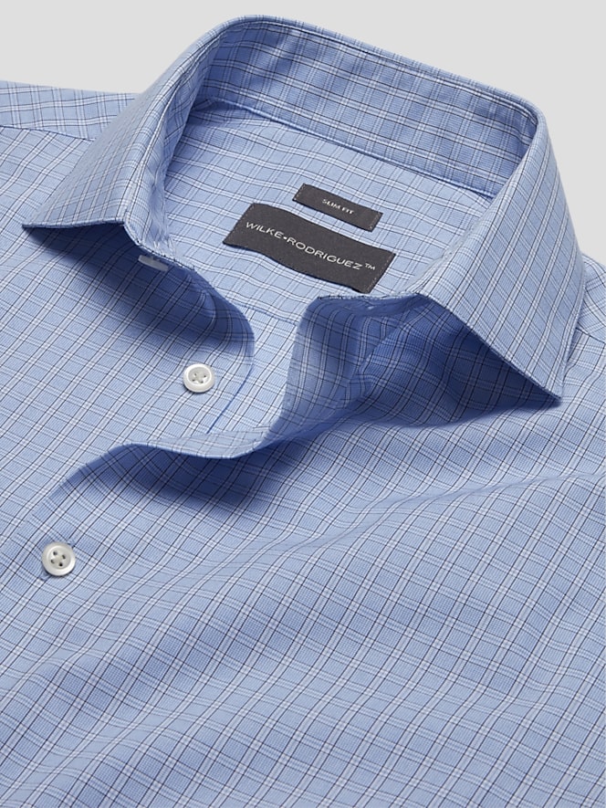 Wilke-Rodriguez Slim Fit End On End Check Shirt