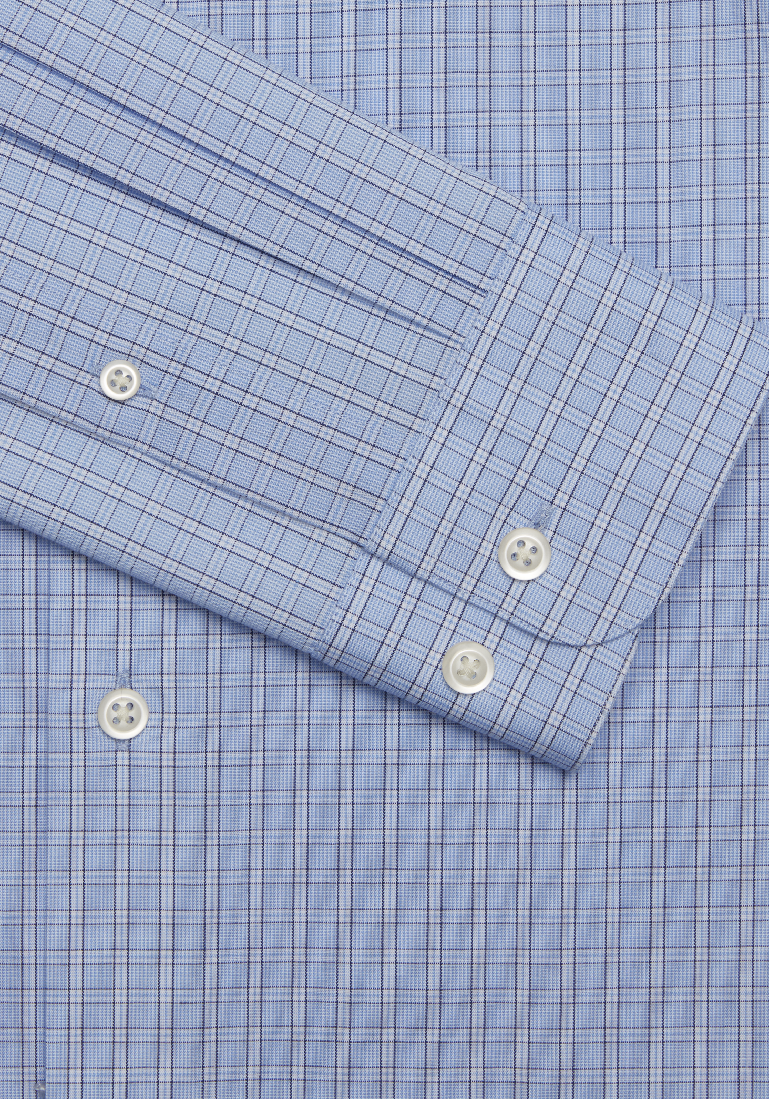 Slim Fit End On End Check Shirt