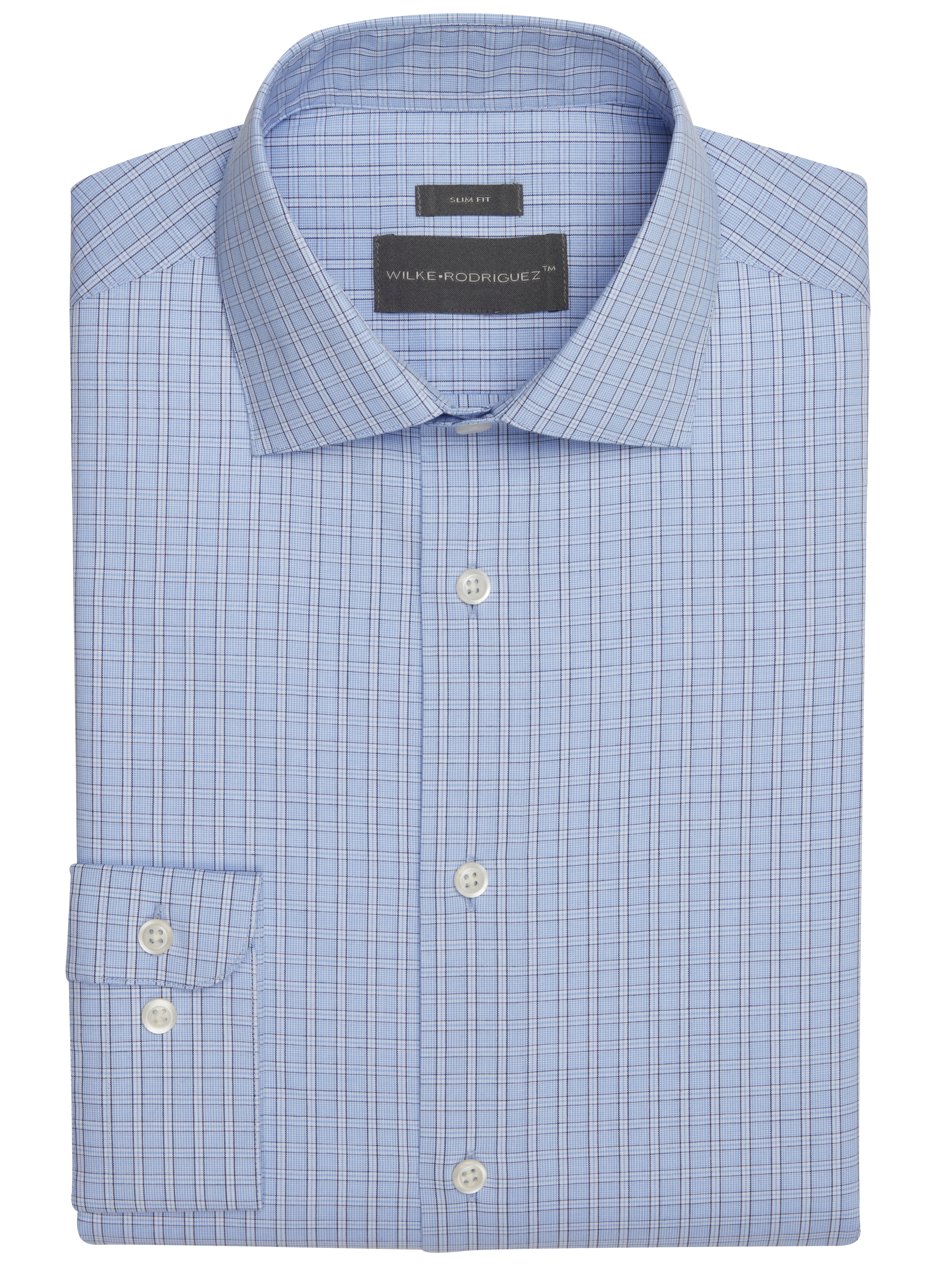 Slim Fit End On End Check Shirt