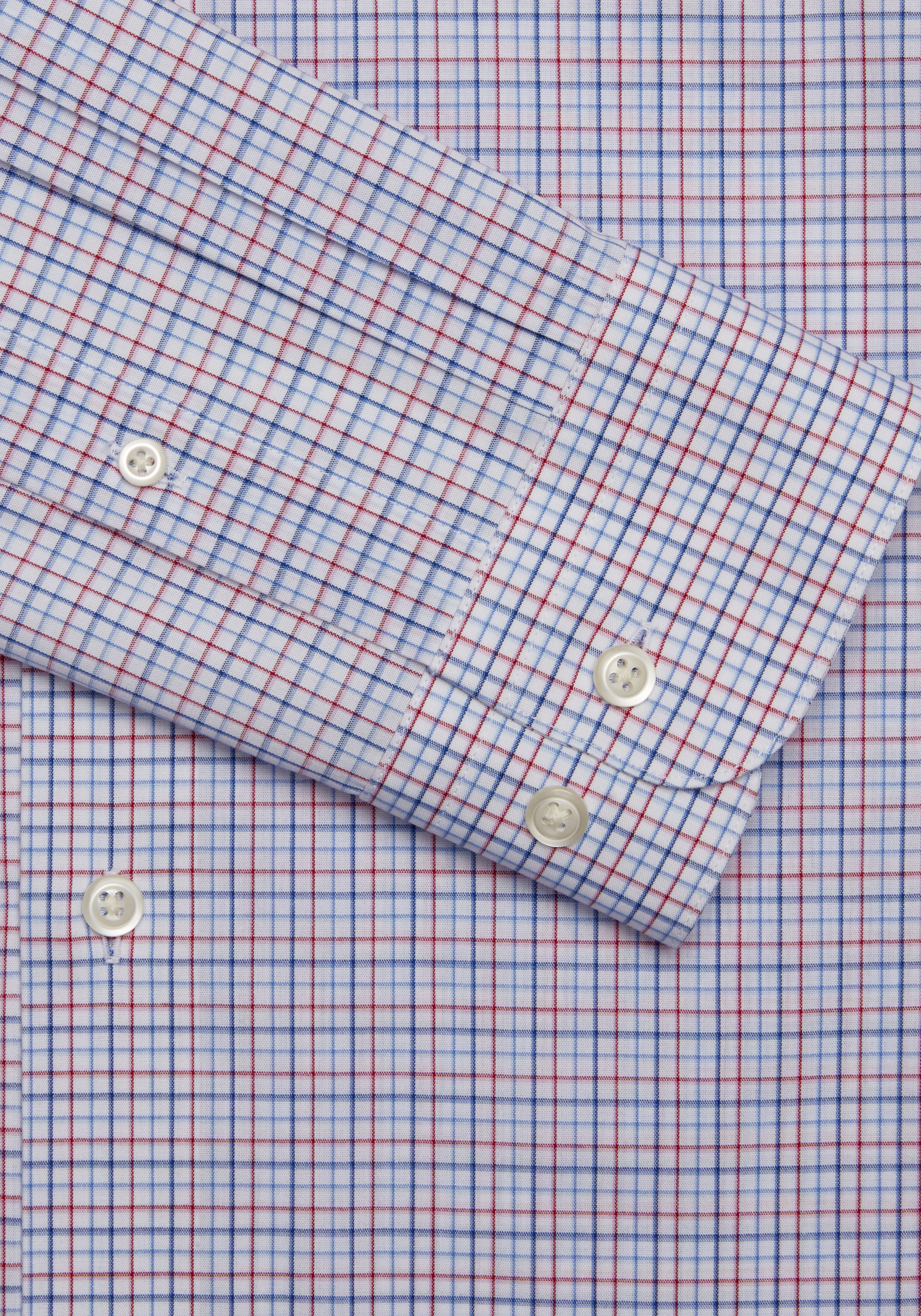 Classic Fit Multi Tattersall Plaid Dress Shirt