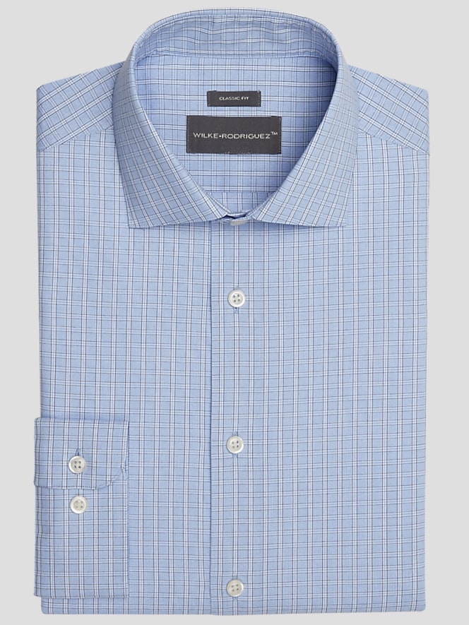 Wilke-Rodriguez Classic Fit Check Dress Shirt