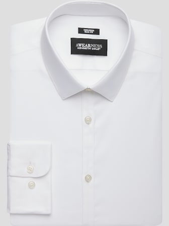 Slim Fit Non-Iron Stretch Collar Dress Shirt