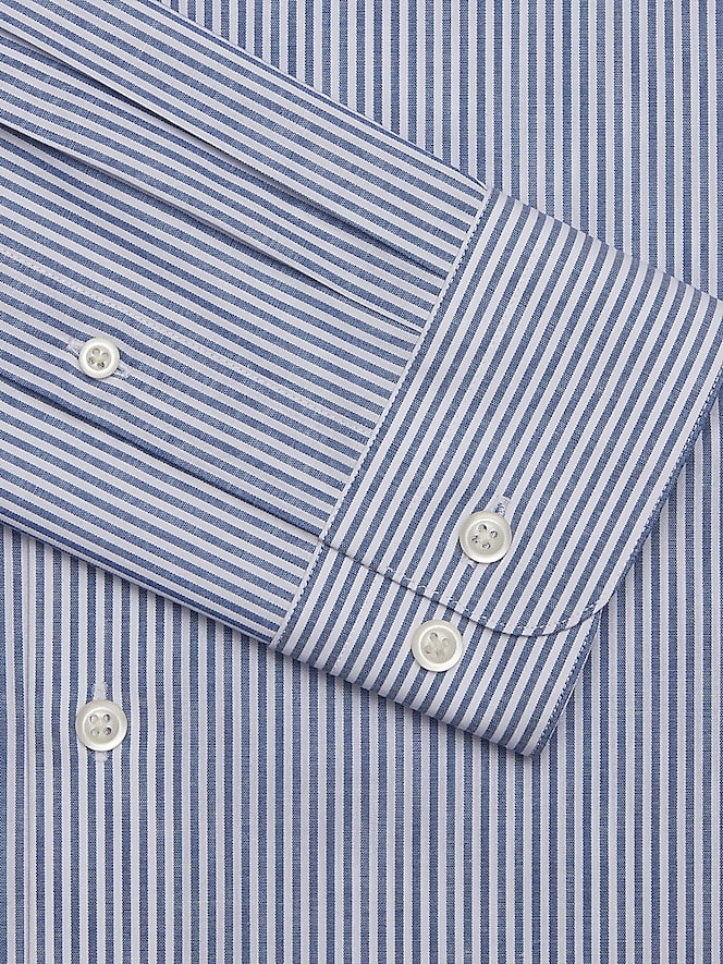 Wilke-Rodriguez Classic Fit Bengal Stripe Dress Shirt