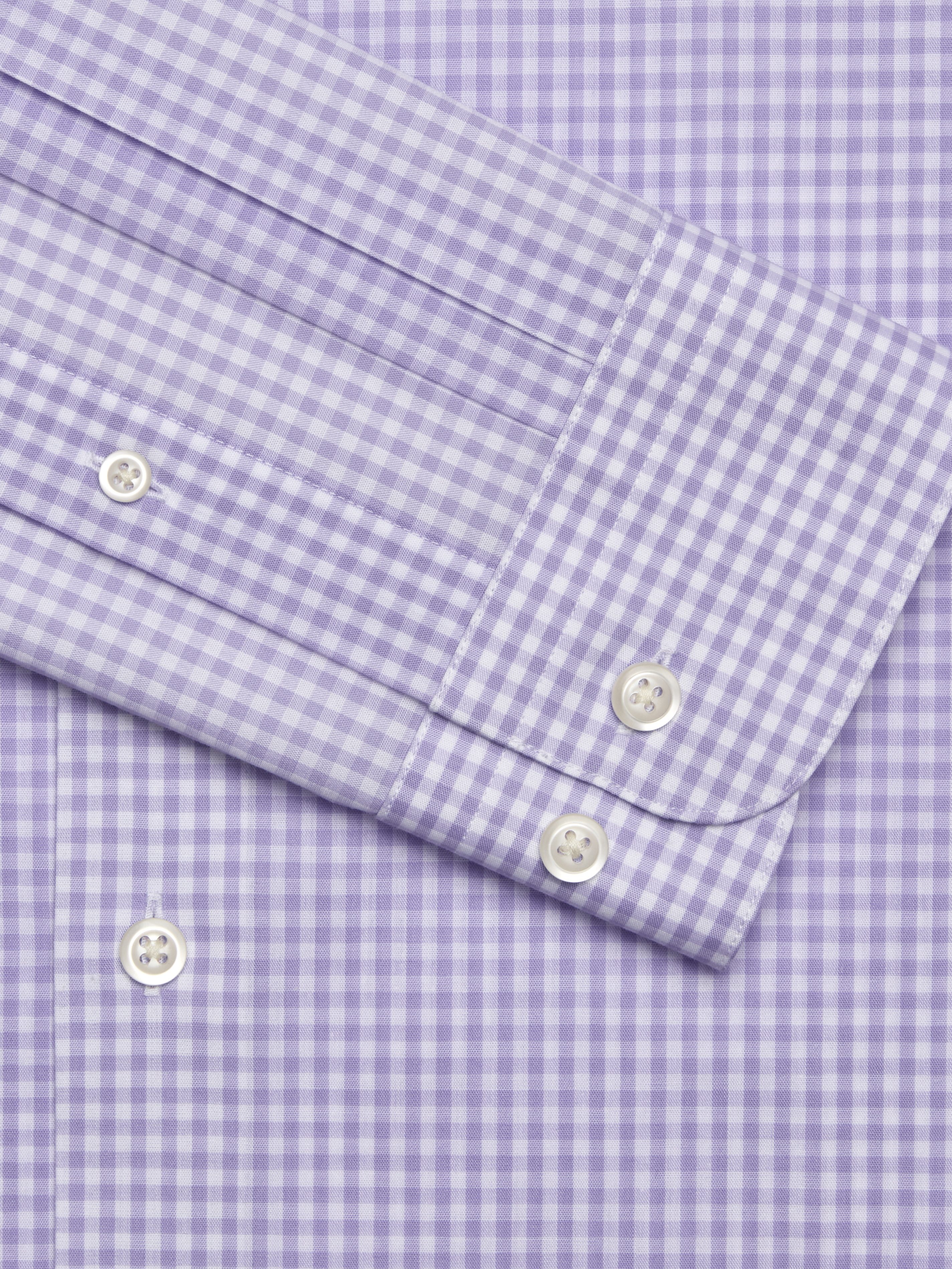 Classic Fit Gingham Dress Shirt