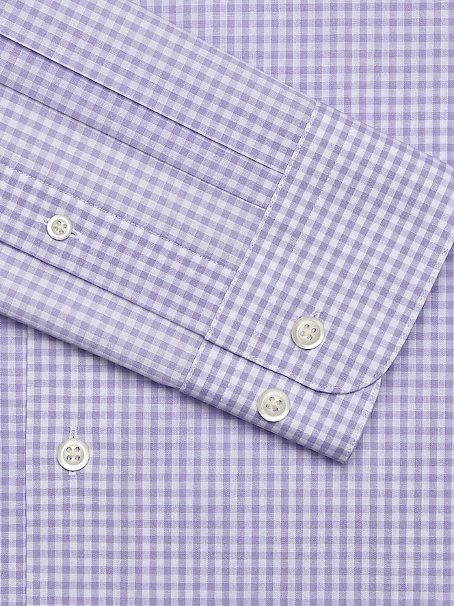 Wilke-Rodriguez Classic Fit Gingham Dress Shirt