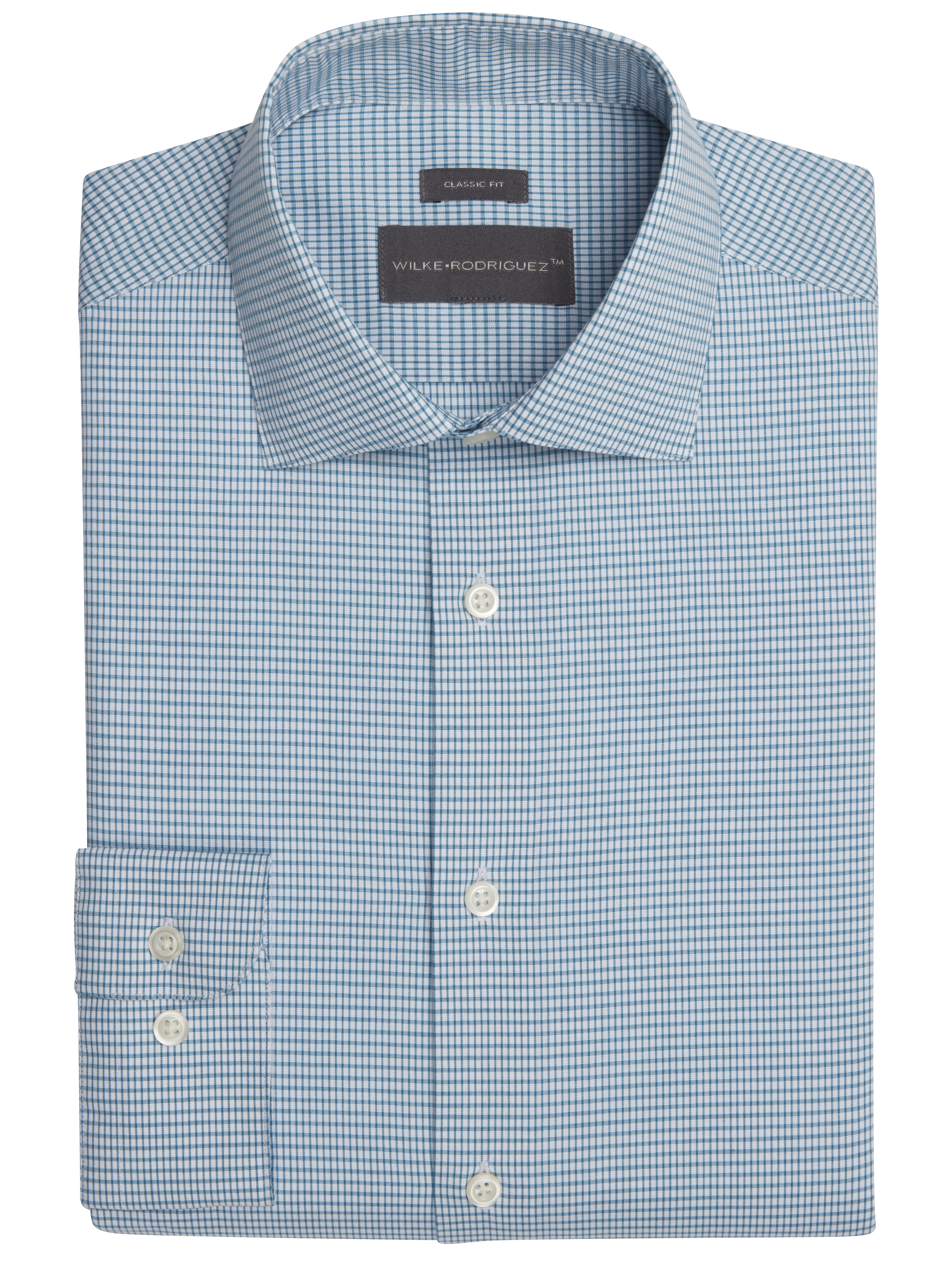 Classic Fit Box Check Dress Shirt