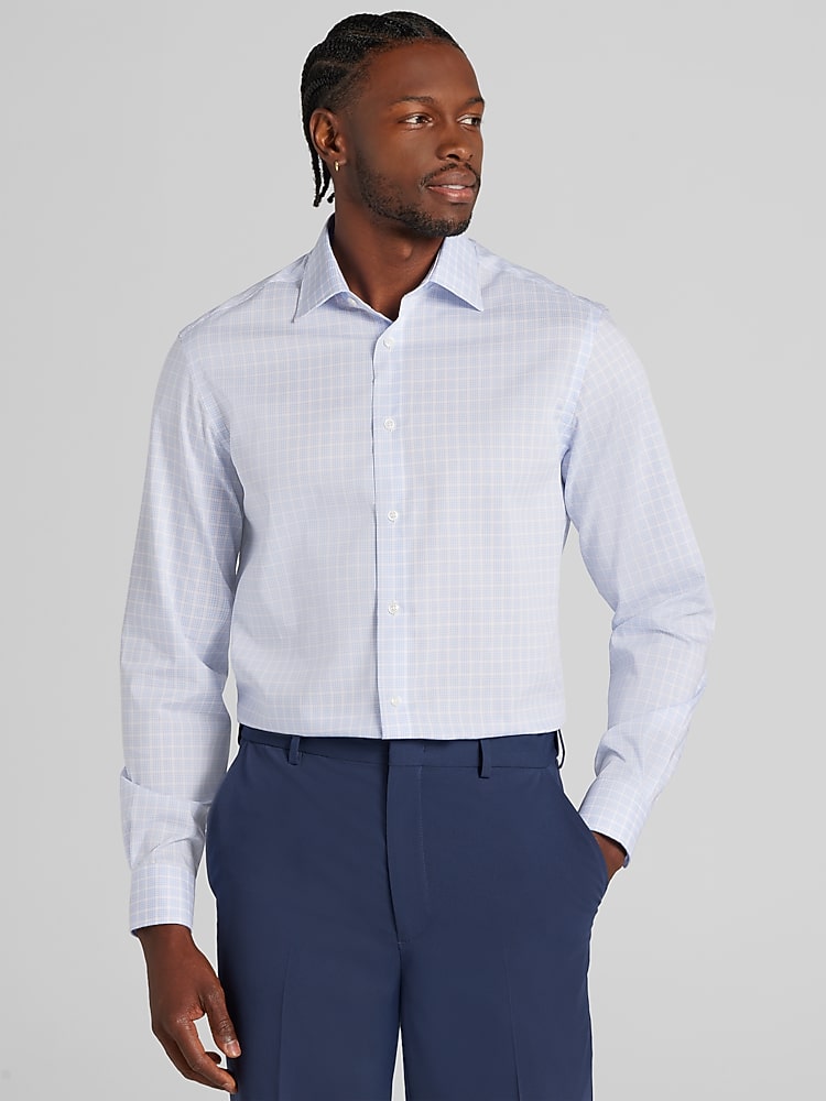 slim fit dress slacks Joseph Abboud 1630 97% Cotton | 3% Lastol Boy's Dress Shirt main image 0