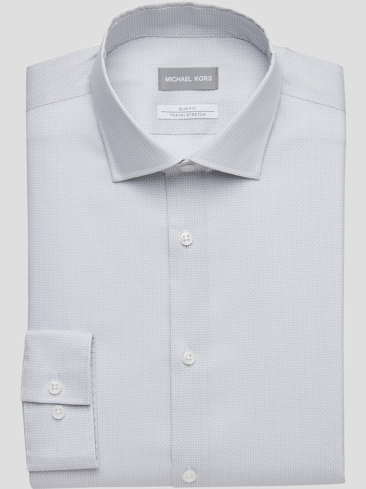 Michael Kors Patterned Slim Fit Dress Shirt Clearance Dress Shirts Men s Wearhouse