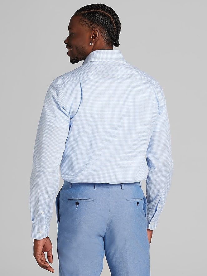 Pronto Uomo Modern Fit Plaid Dress Shirt