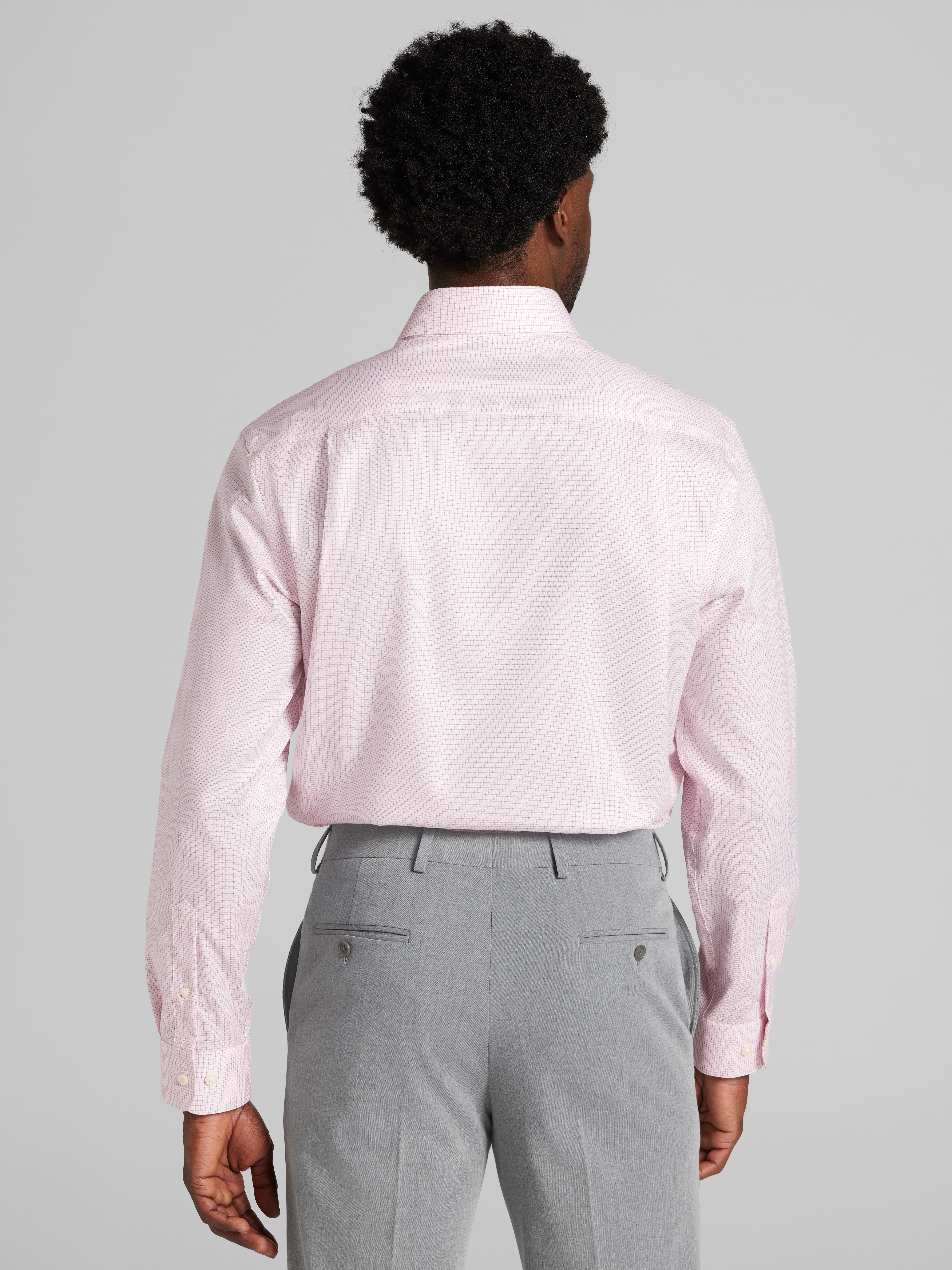 Classic Fit Cotton Blend Dress Shirt