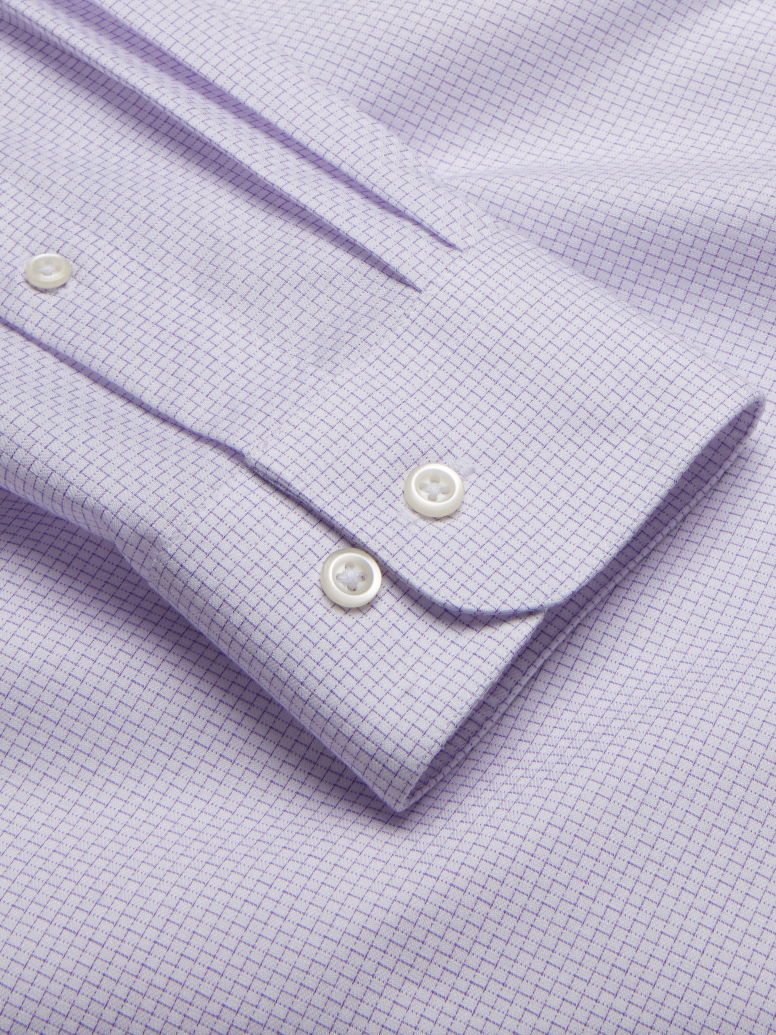 Classic Fit Cotton Blend Dress Shirt