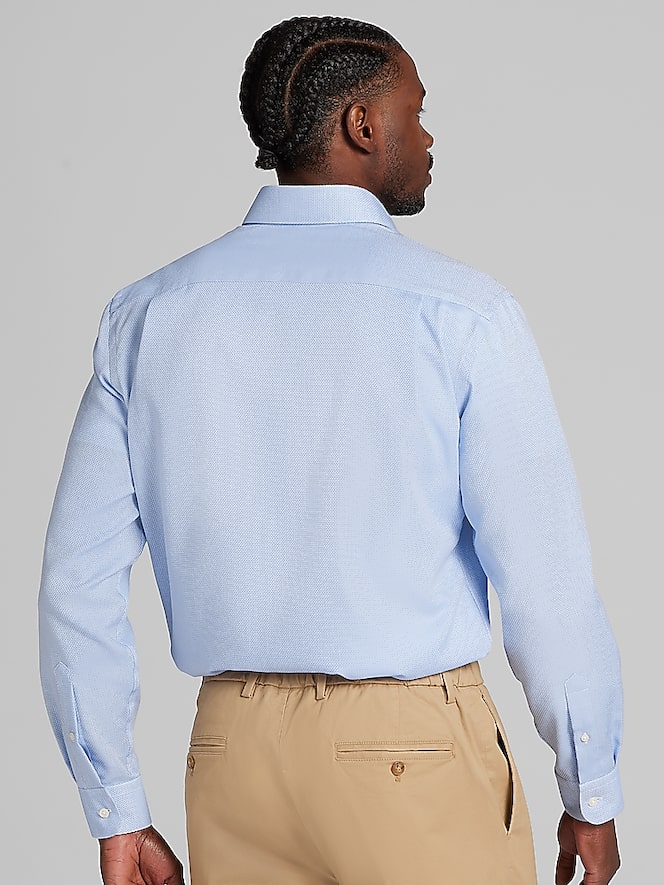 Pronto Uomo Classic Fit Cotton Blend Dress Shirt