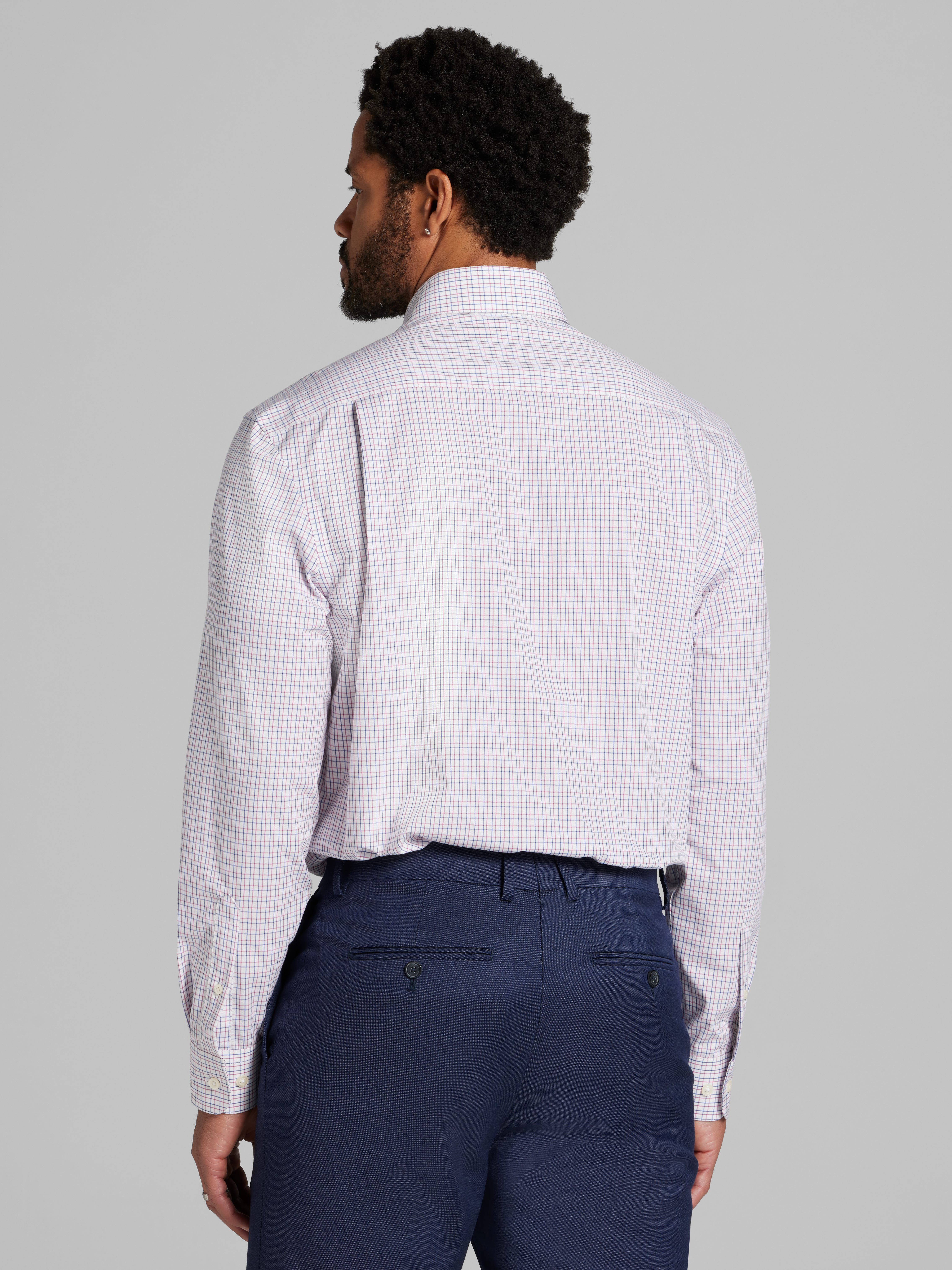 Classic Fit Tattersall Dress Shirt