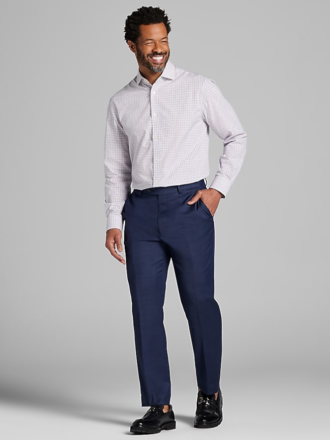 Pronto Uomo Classic Fit Tattersall Dress Shirt