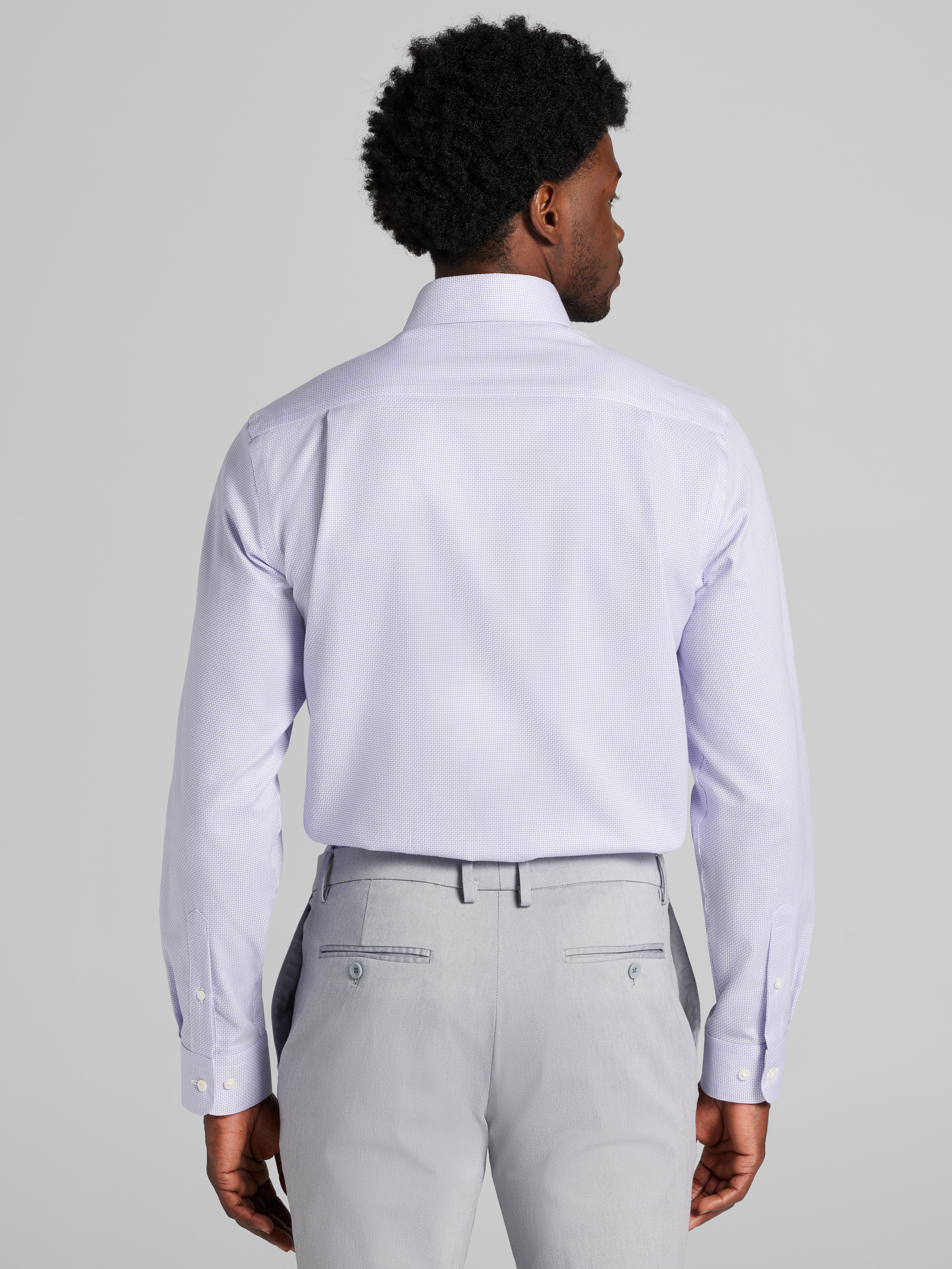Modern Fit Mini Dobby Dress Shirt