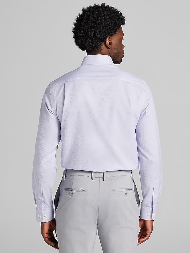 Pronto Uomo Modern Fit Mini Dobby Dress Shirt