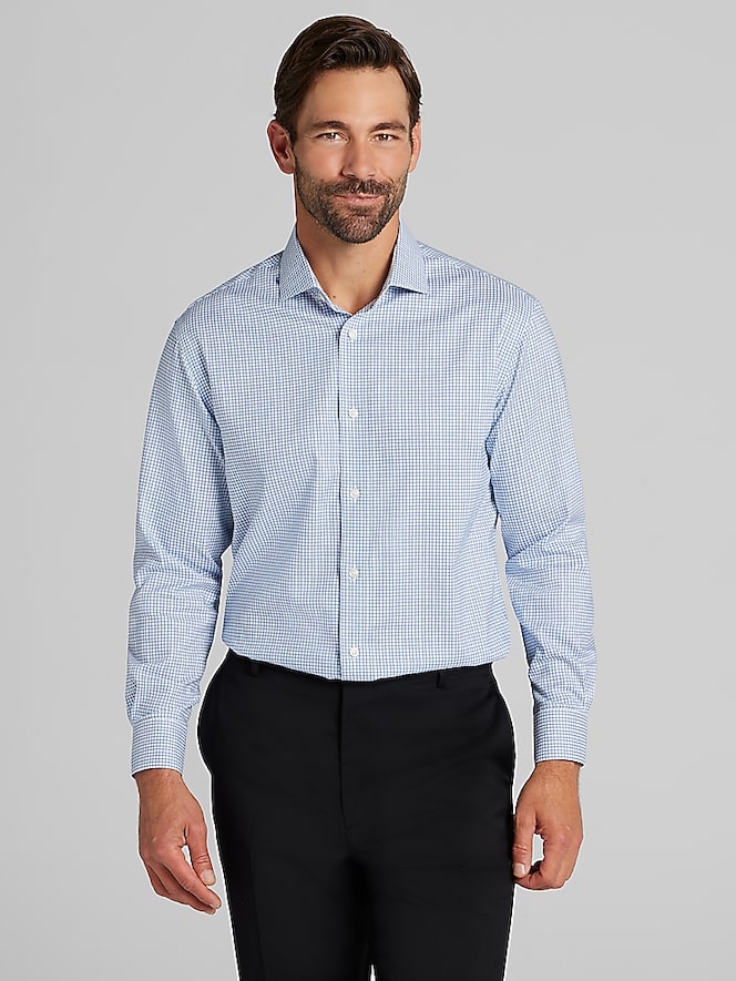 Pronto Uomo Slim Fit Check Dress Shirt
