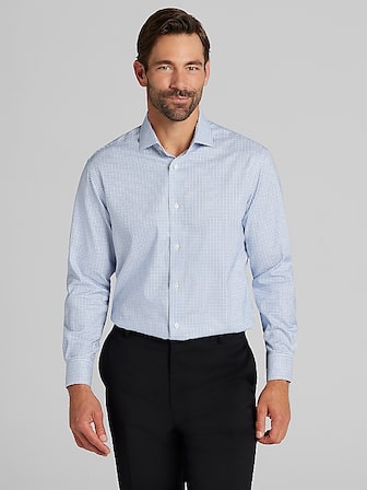 Men's Blue Dress Shirts