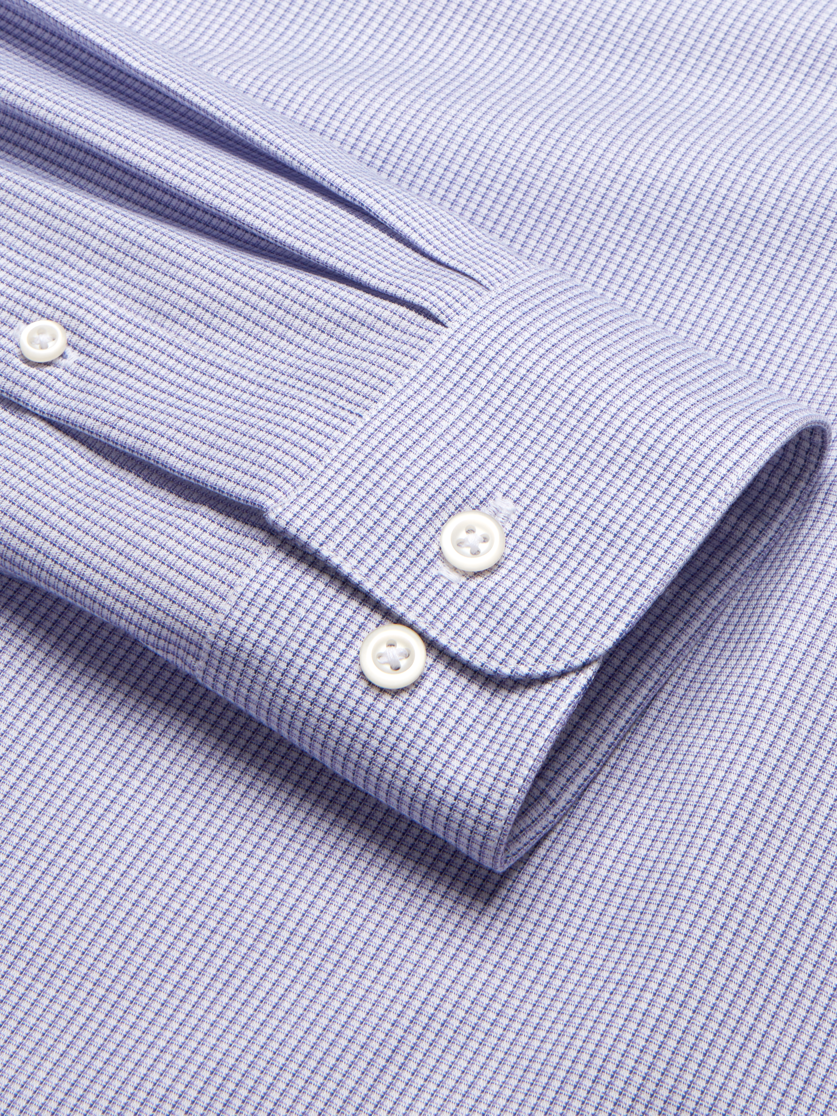 Classic Fit Mini Grid Dress Shirt