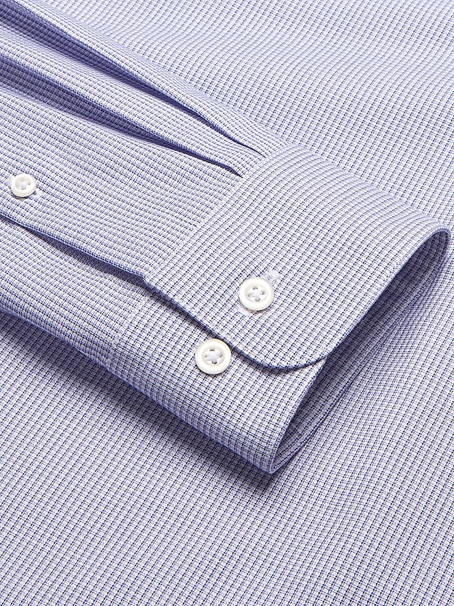 Pronto Uomo Classic Fit Mini Grid Dress Shirt